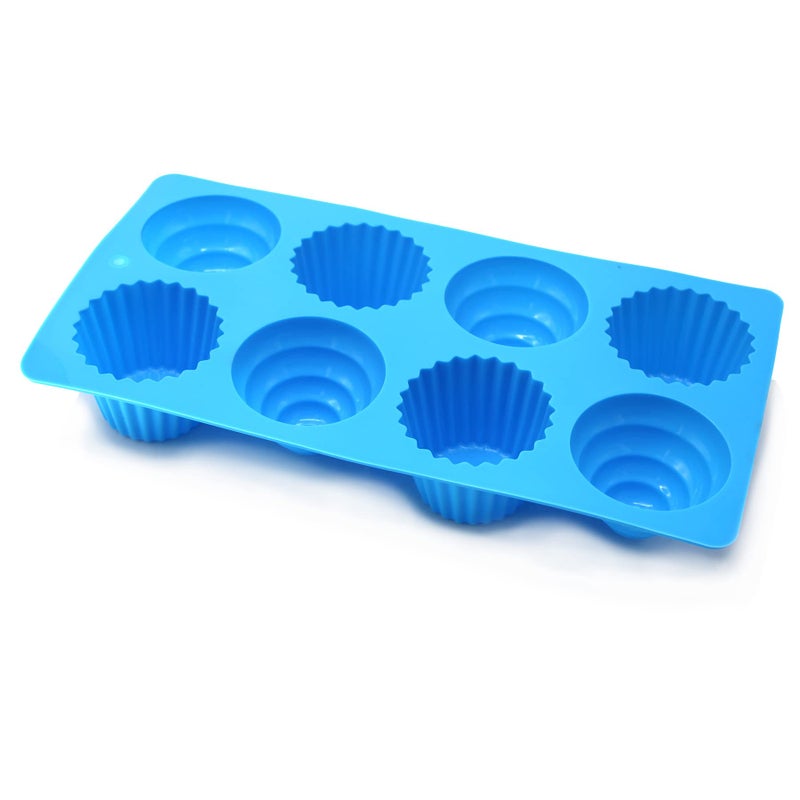 X-Haibei Great Ice Cream Cone Cupcake Soap Pan Bakeware 8-cavity Tray - Image 3